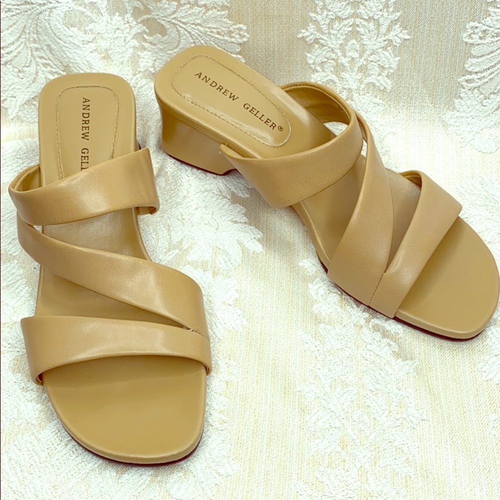 Andrew Geller leather sandals